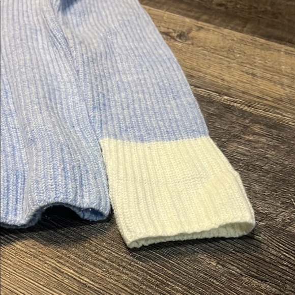 Talbots blue and white neck lightweight sweater size xs - Picture 7 of 7